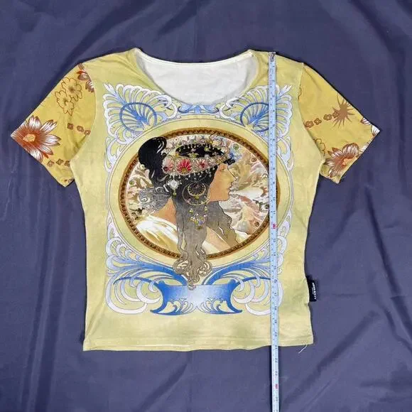 Miss Sixty Alphonse Mucha Graphic Top - Picture 6 of 6